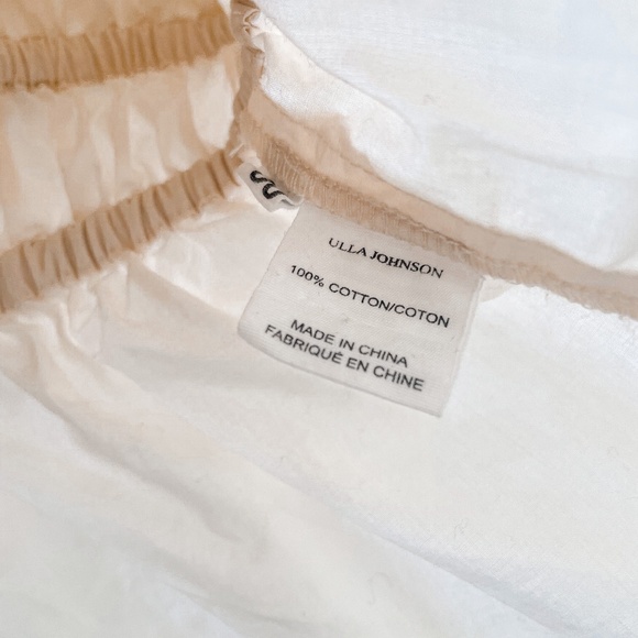 Ulla Johnson Denisa Top in Cream 00 - Picture 9 of 10